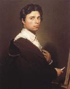 Jean Auguste Dominique Ingres Self-portrait at the Easel (mk04) Germany oil painting artist